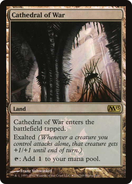 Cathedral of War (BABP-221★) - Magic 2013 Promos Foil