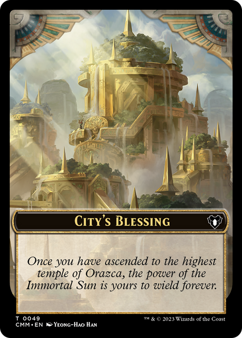 City's Blessing (TCMM-049) - Commander Masters Tokens Foil