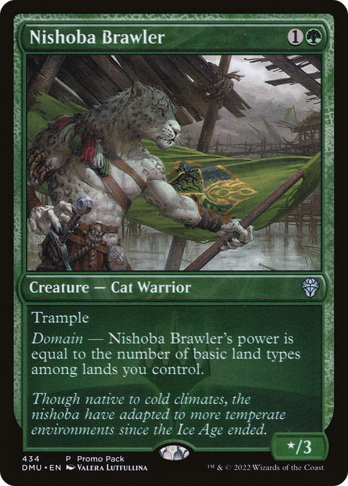 Nishoba Brawler (PPDMU-434) - Dominaria United Foil