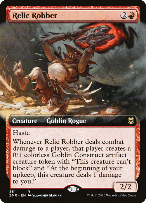 Relic Robber (Extended Art) (ZNR-351) - Zendikar Rising: (Extended Art) Foil