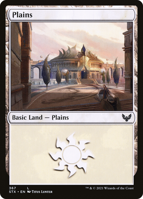 Plains (367) (STX-367) - Strixhaven: School of Mages Foil