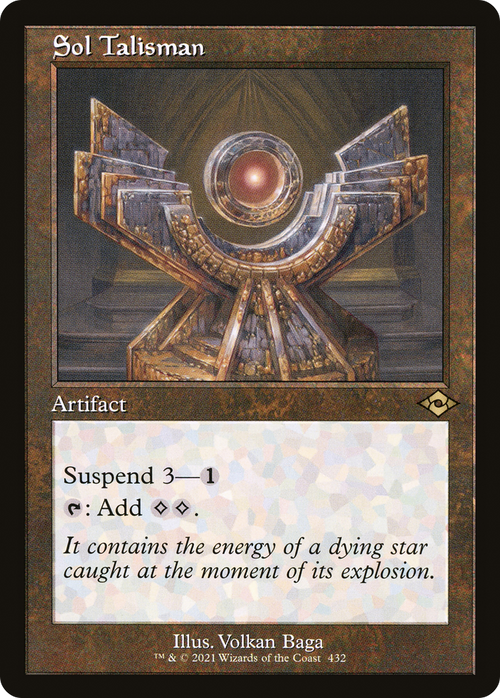 Sol Talisman (Retro Frame) (MH2-432) - Modern Horizons 2
