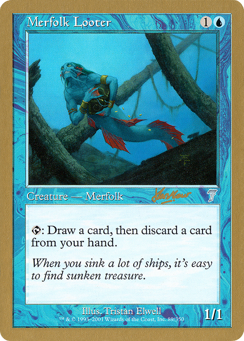 Merfolk Looter - 2002 Sim Han How (7ED) (WCD-) - World Championship Decks 2002