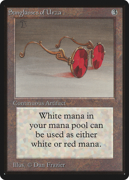 Sunglasses of Urza (LEB-) - Limited Edition Beta