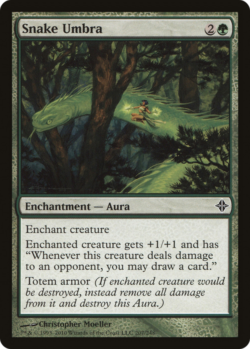 Snake Umbra (ROE-207) - Rise of the Eldrazi Foil