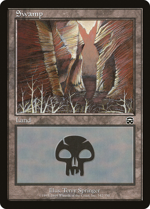 Swamp (342) (MMQ-342) - Mercadian Masques Foil