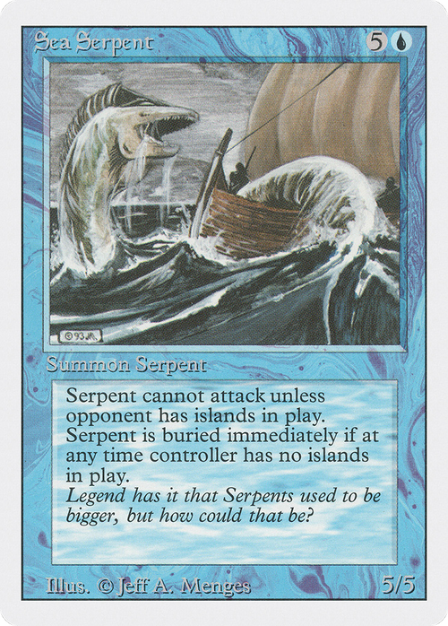 Sea Serpent (3ED-) - Revised Edition
