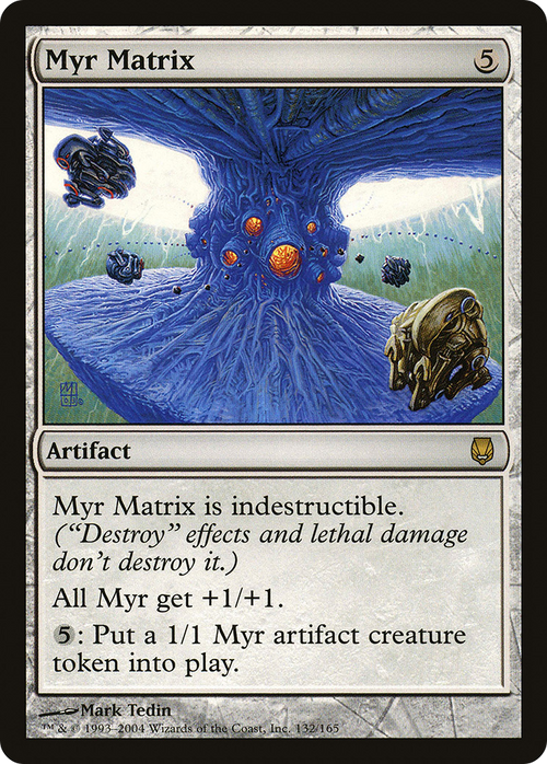 Myr Matrix (DST-132) - Darksteel Foil