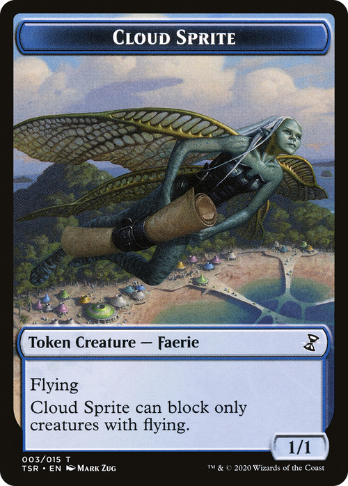 Cloud Sprite (TTSR-003) - Time Spiral Remastered Tokens