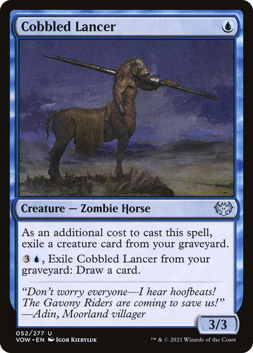 Cobbled Lancer (VOW-052) - Innistrad: Crimson Vow