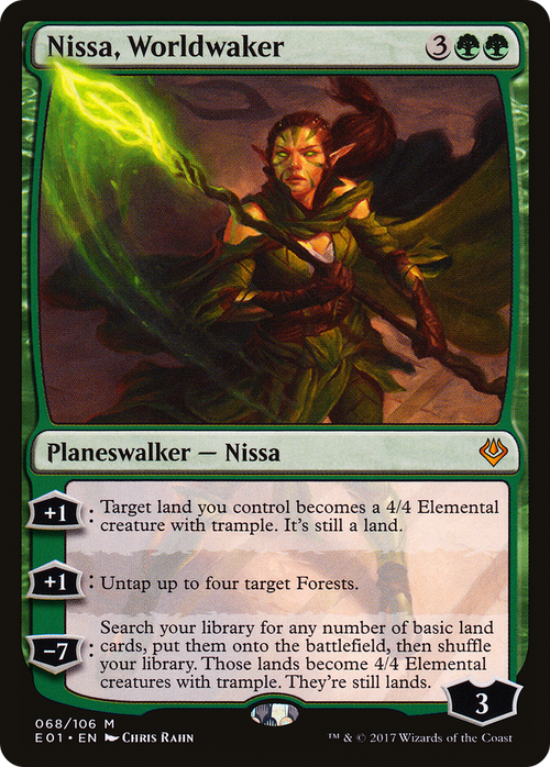 Nissa, Worldwaker (AC2-068) - Archenemy: Nicol Bolas
