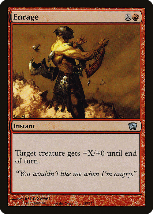 Enrage (8ED-185) - 8th Edition Foil