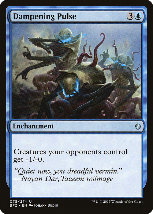 Dampening Pulse (BFZ-075) - Battle for Zendikar Foil