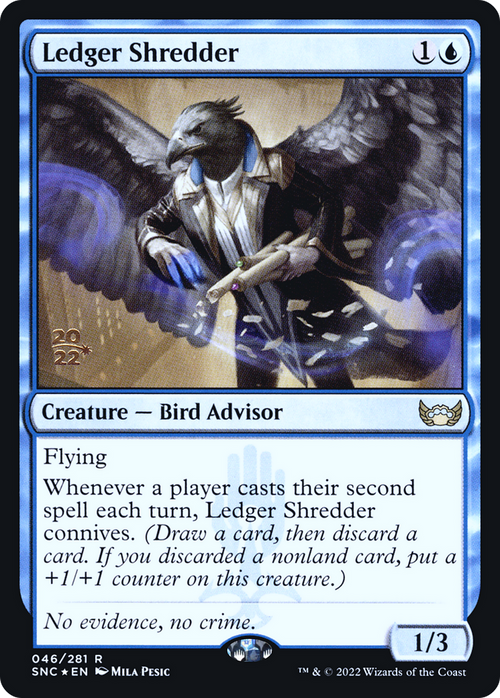 Ledger Shredder (PRE-046) - Streets of New Capenna Promos Foil