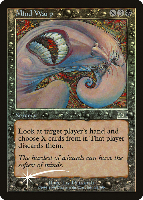 Mind Warp (FNM-) - Friday Night Magic 2000 Foil