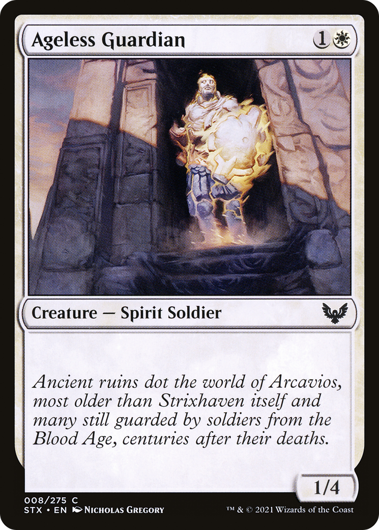 Ageless Guardian (STX-008) - Strixhaven: School of Mages Foil