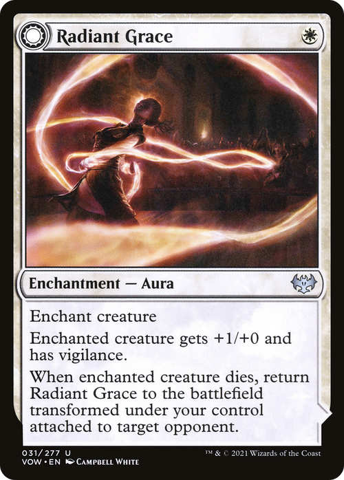 Radiant Grace (VOW-031) - Innistrad: Crimson Vow: (Double Faced Transform)