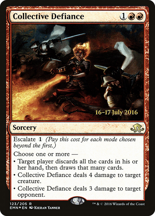 Collective Defiance (PRE-123S) - Eldritch Moon Promos Foil
