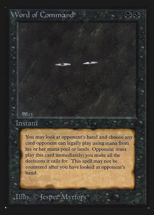 Word of Command (IE) (IED-) - Intl. Collectors' Edition