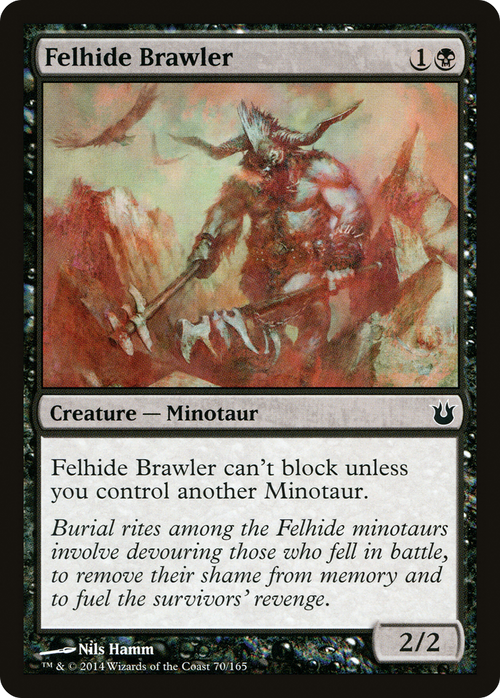 Felhide Brawler (BNG-070) - Born of the Gods