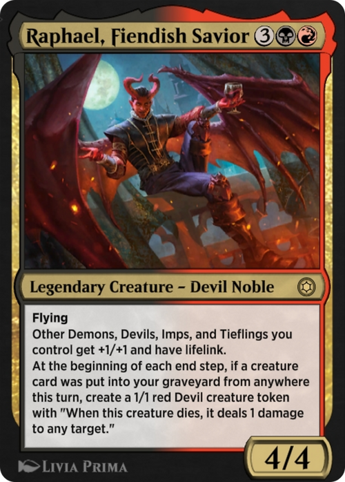 Raphael, Fiendish Savior (HBG-249) - Alchemy Horizons: Baldur's Gate