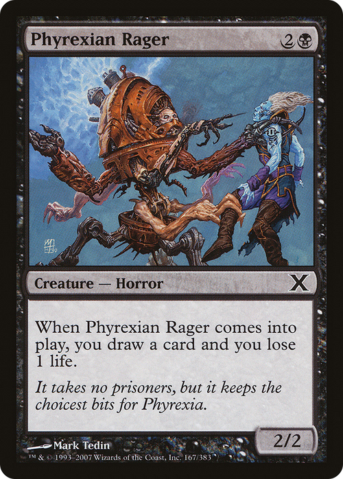 Phyrexian Rager (10E-167) - Tenth Edition
