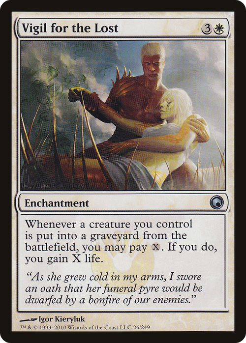 Vigil for the Lost (SOM-026) - Scars of Mirrodin Foil