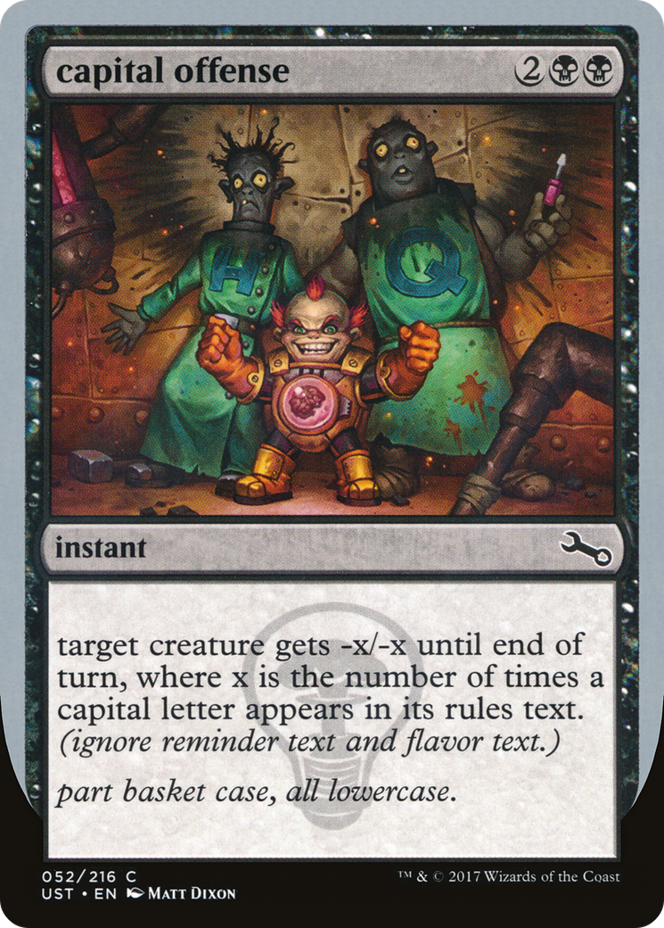 capital offense (UST-052) - Unstable