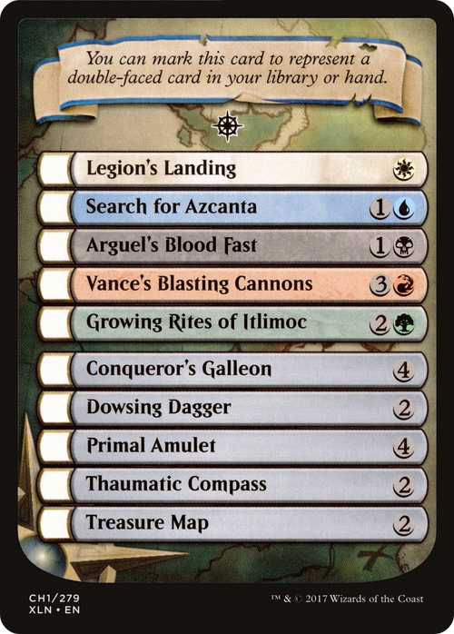 Checklist Card - Ixalan (XLN-CH1) - Ixalan Tokens