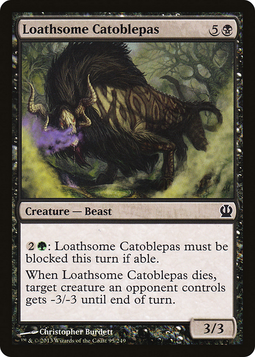 Loathsome Catoblepas (THS-095) - Theros