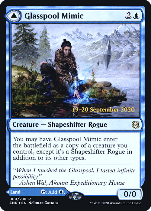 Glasspool Mimic (PRE-60S) - Zendikar Rising Promos Foil