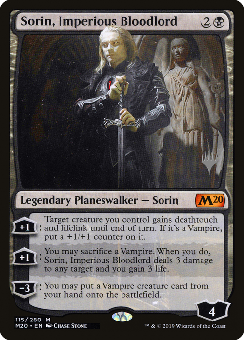 Sorin, Imperious Bloodlord (PPM20-115P) - Core Set 2020 Promos Foil