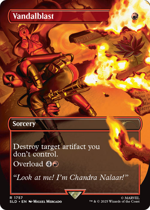 Vandalblast (SLD-1757) - Secret Lair Drop (Borderless) Foil