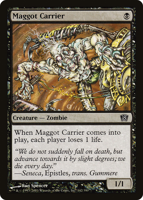 Maggot Carrier (8ED-142) - 8th Edition Foil