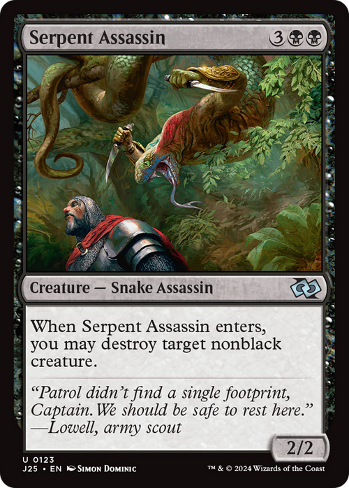 Serpent Assassin (J25-123) - Foundations Jumpstart