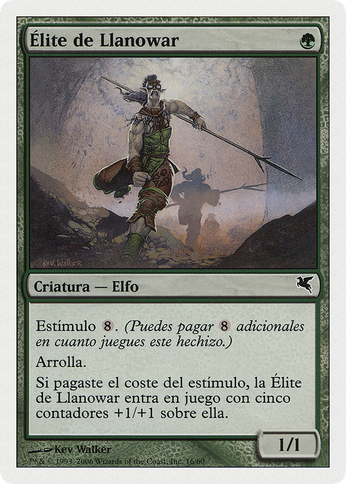 Llanowar Elite (Italian) - "Elite di Llanowar" (PSAL-B16) - Salvat 2005