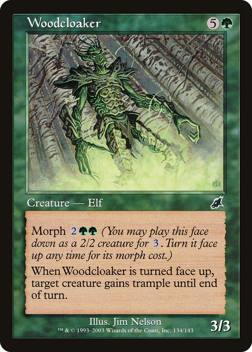 Woodcloaker (SCG-134) - Scourge Foil