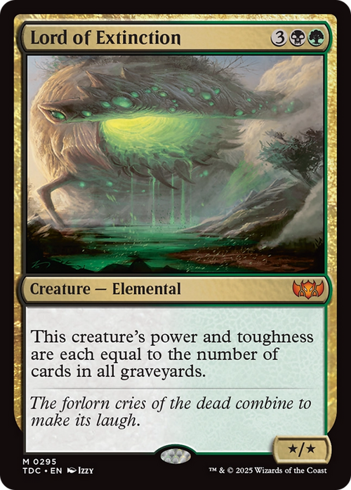 Lord of Extinction (TDC-295) - Commander: Tarkir: Dragonstorm