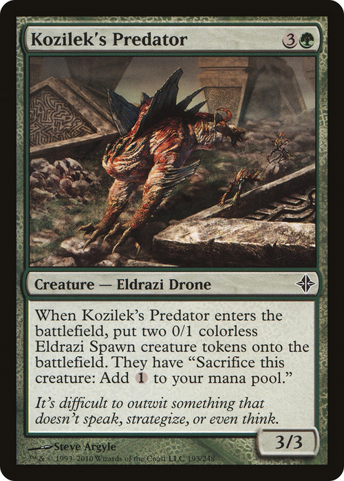 Kozilek's Predator (ROE-193) - Rise of the Eldrazi Foil