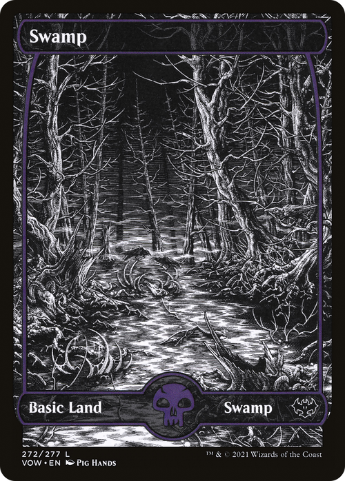 Swamp (272) (VOW-272) - Innistrad: Crimson Vow: (Showcase) Foil