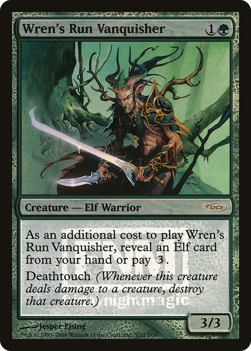 Wren's Run Vanquisher (FNM-005) - Friday Night Magic 2009 Foil