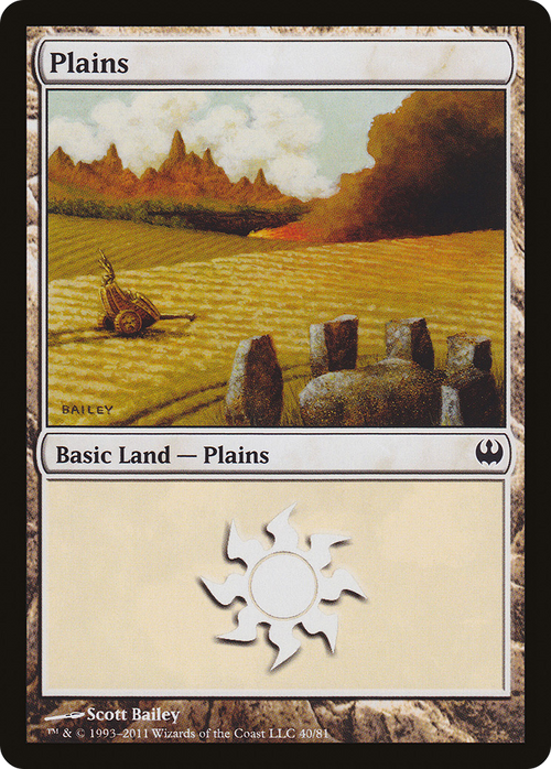 Plains (40) (DDG-040) - Duel Decks: Knights vs. Dragons
