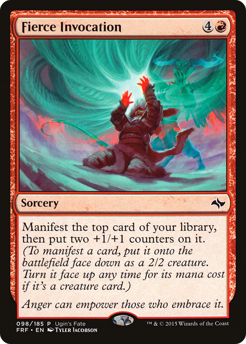 Fierce Invocation (FRF_UGIN-098) - Ugin's Fate