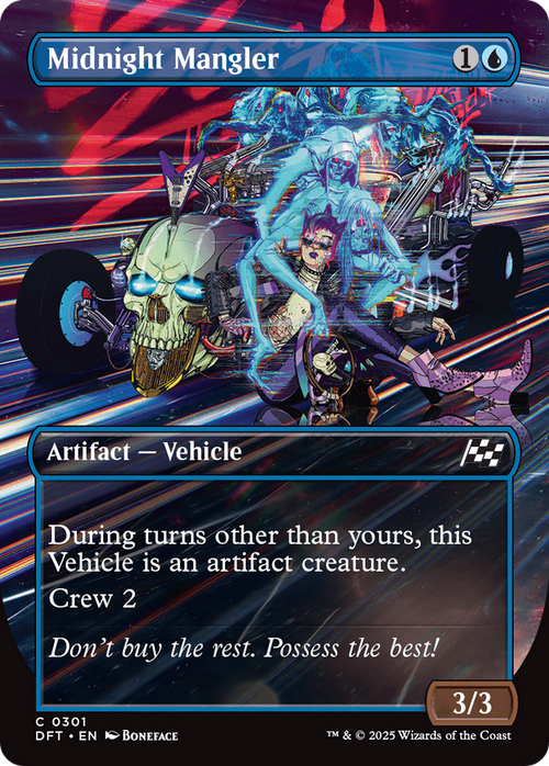 Midnight Mangler (Borderless) (DFT-301) - Aetherdrift Foil