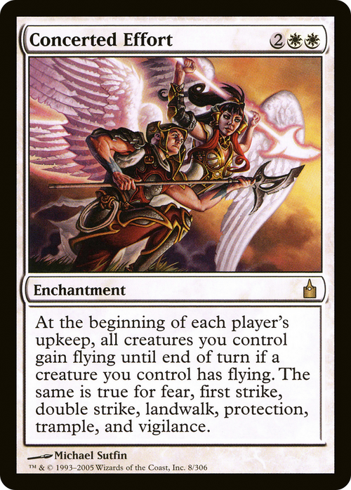 Concerted Effort (RAV-008) - Ravnica: City of Guilds Foil