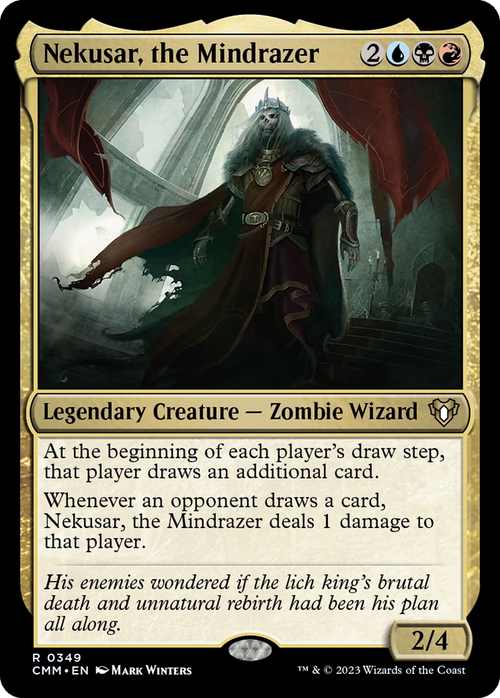 Nekusar, the Mindrazer (CMM-349) - Commander Masters Foil