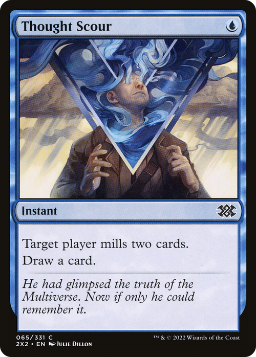 Thought Scour (2X2-065) - Double Masters 2022 Foil