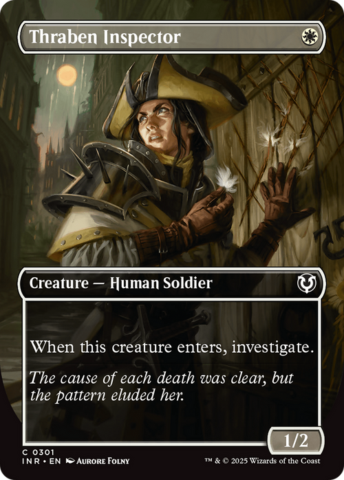 Thraben Inspector (Borderless) (INR-301) - Innistrad Remastered