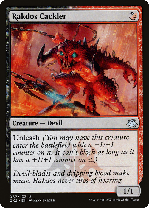 Rakdos Cackler (GK2-067) - RNA Guild Kit