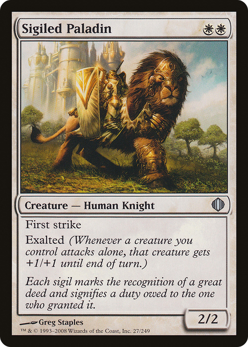 Sigiled Paladin (ALA-027) - Shards of Alara Foil